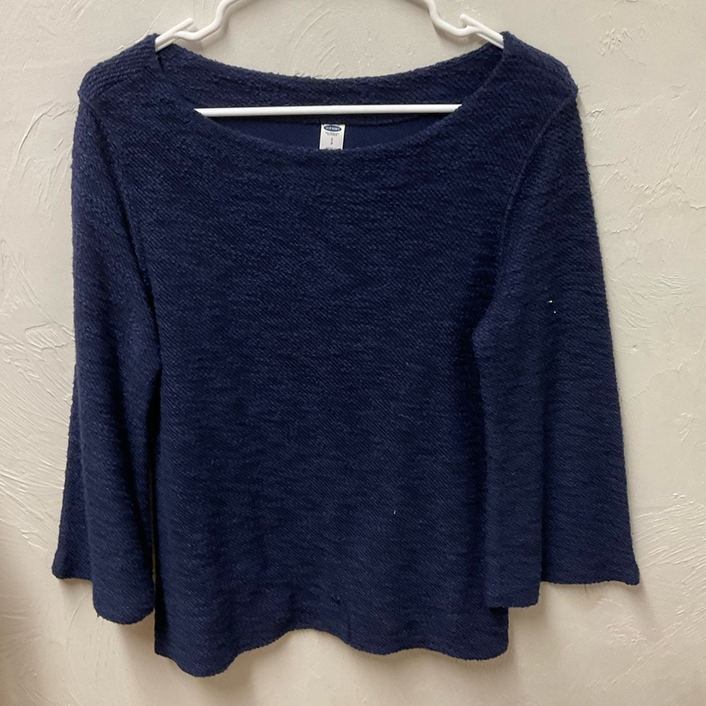 Old Navy Navy Blue Tunic with Flowy Sleeves
